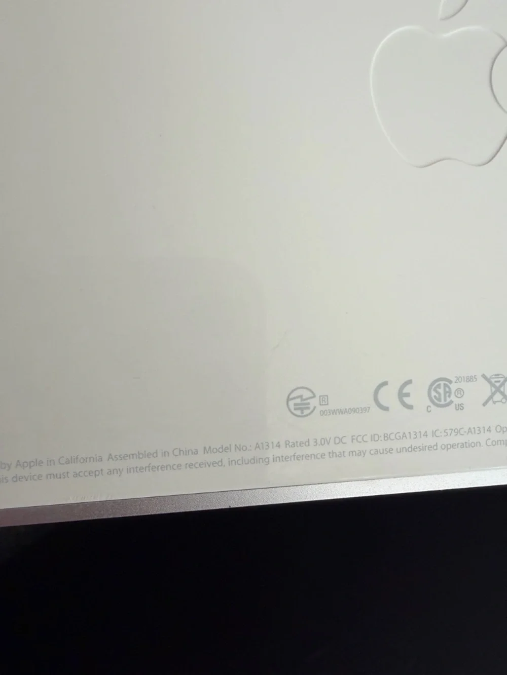 Apple Bluetooth Keyboard - Slim Design A1314